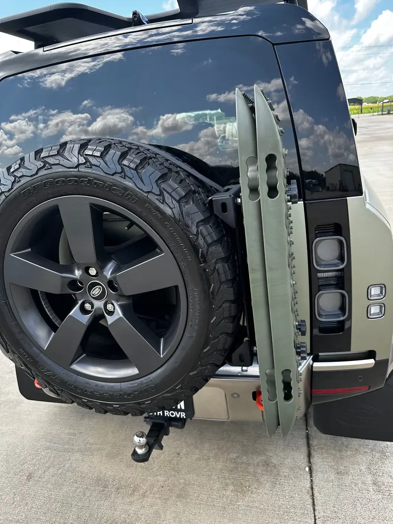 Land Rover Defender wheel and spare tire