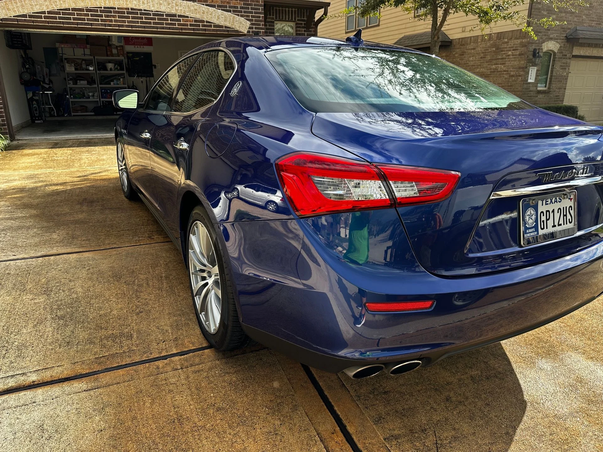 Paint-corrected Maserati Ghibli with a mirror-finish, swirl-free surface — Detail Geeks